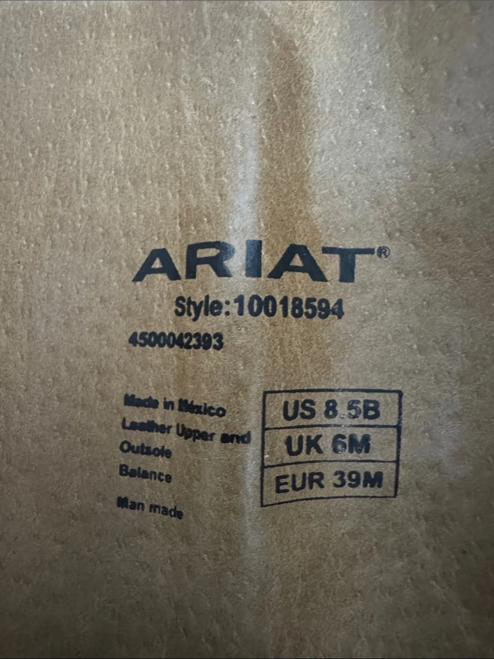 Ariat easy western stitched